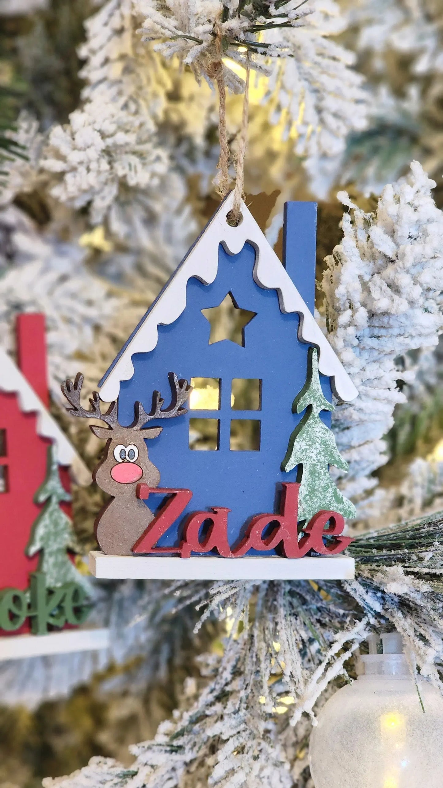 Children's Cottage | Personalized Ornament Woodsy What Knots