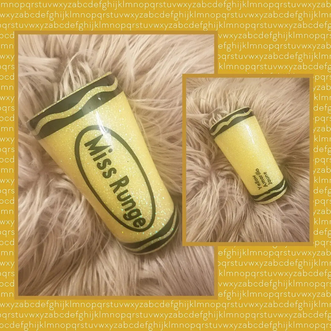 Crayon Tumbler For Teacher Woodsy What Knots