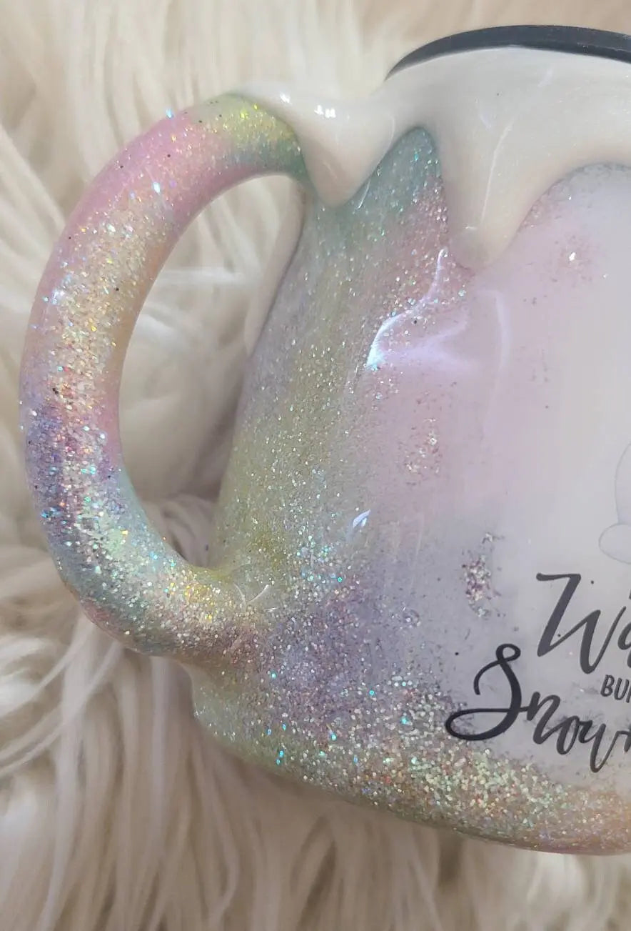 Do You Wanna Build a Snowman | Personalized Glitter Tumbler Woodsy What Knots