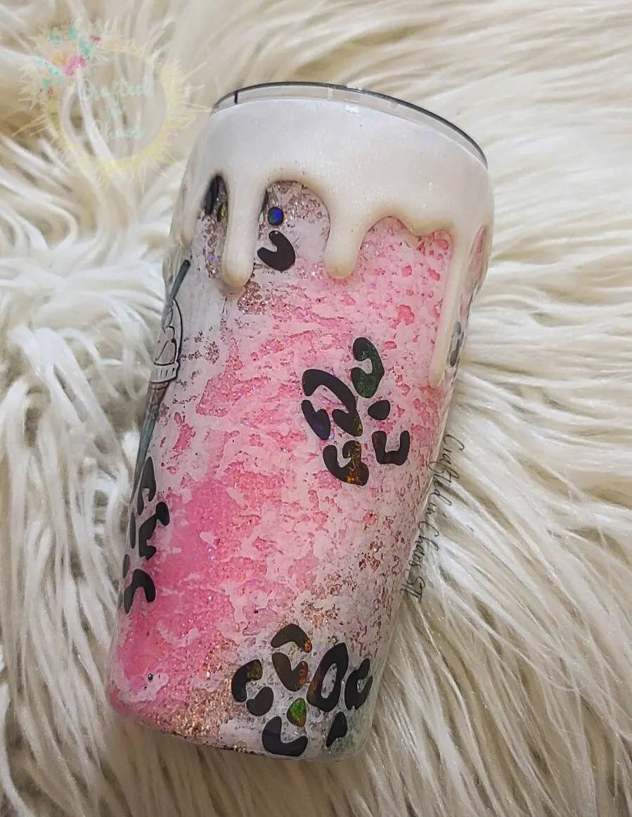 Iced Coffee | Personalized Tumbler Woodsy What Knots