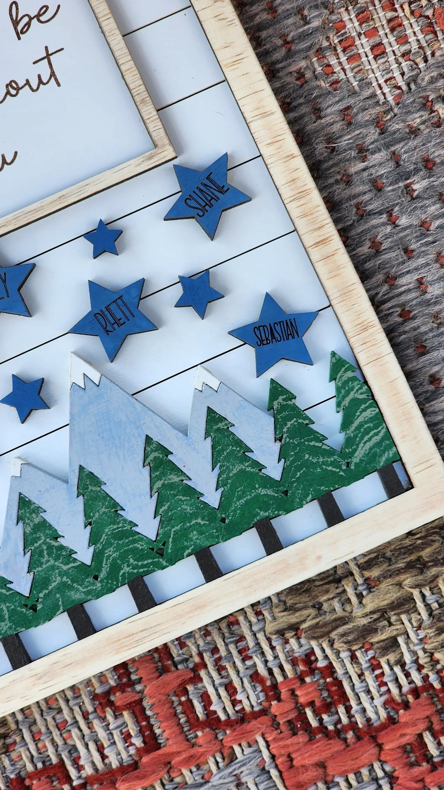 Lost Without You - Framed Father's Day Sign Woodsy What Knots