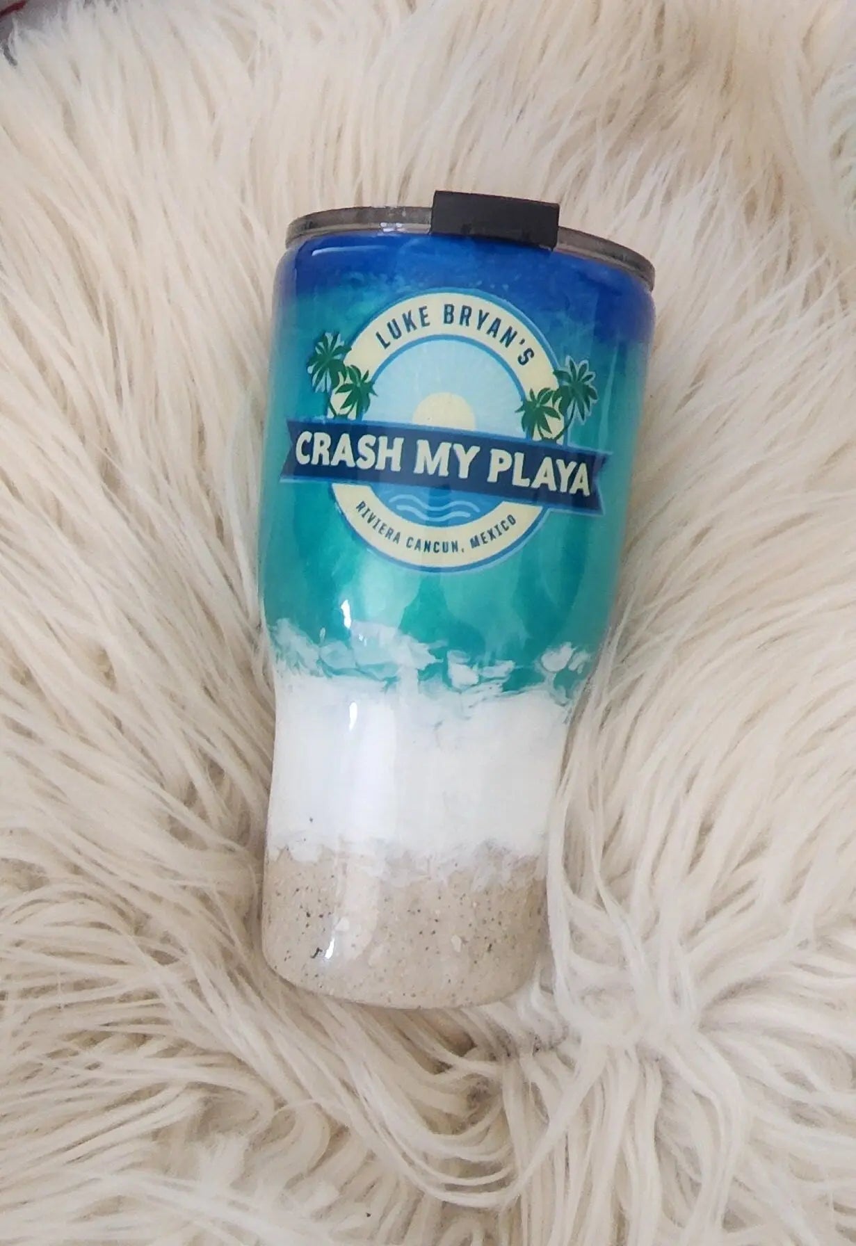 Men's Beach Tumbler | Beach Scene | Crash My Playa Woodsy What Knots