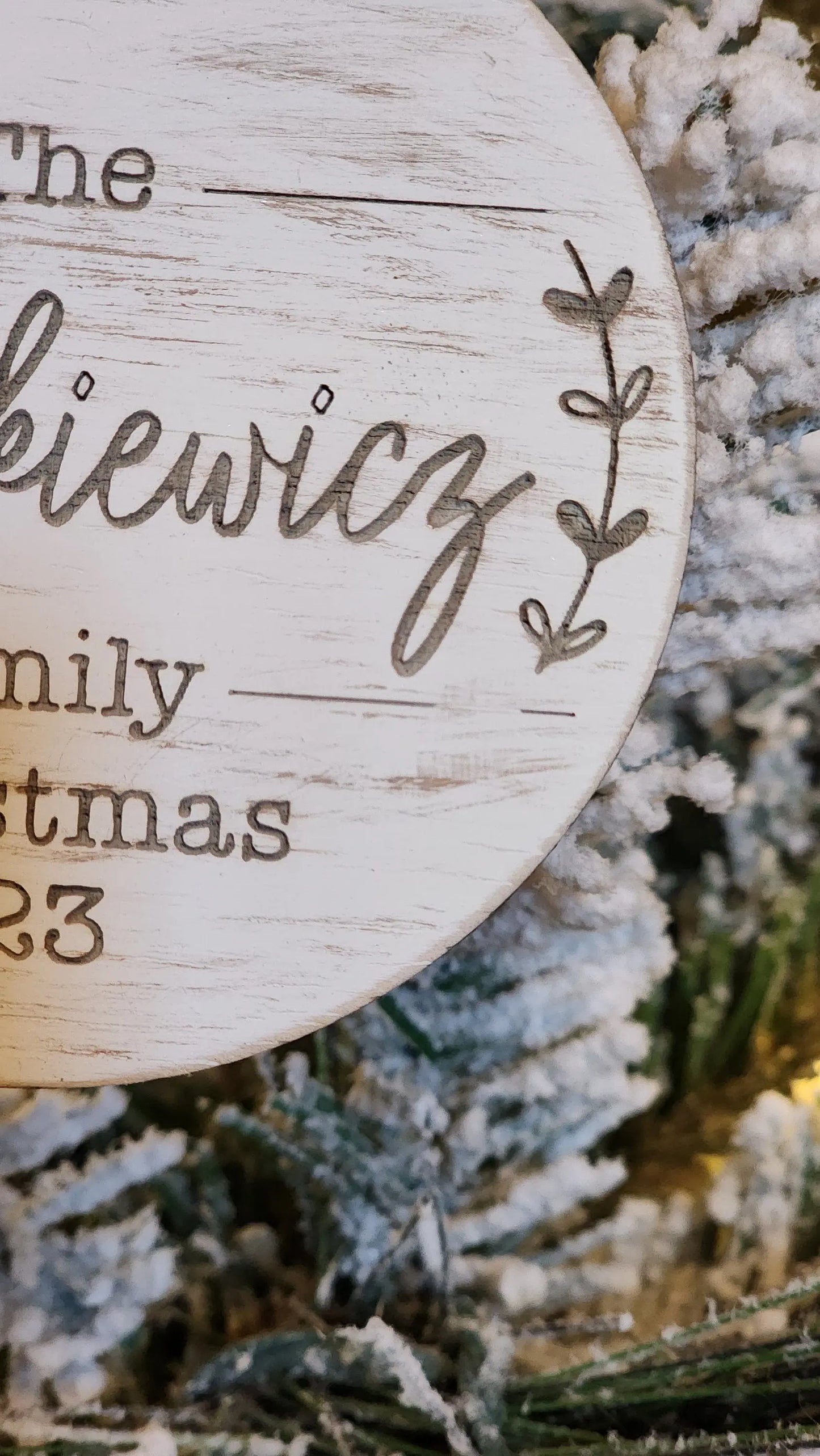 Personalized Family Ornament.