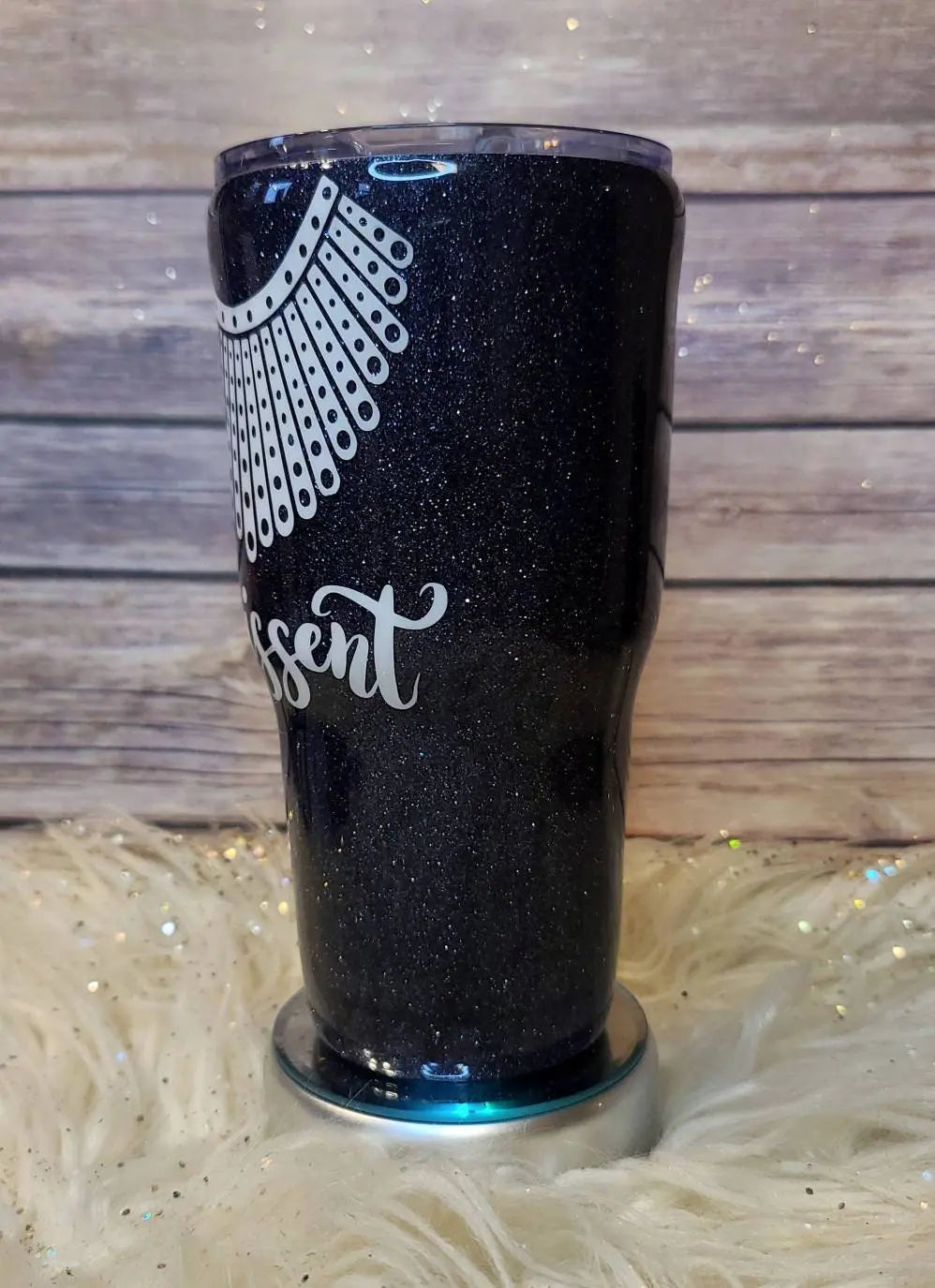 RBG Glittered Tumbler Woodsy What Knots