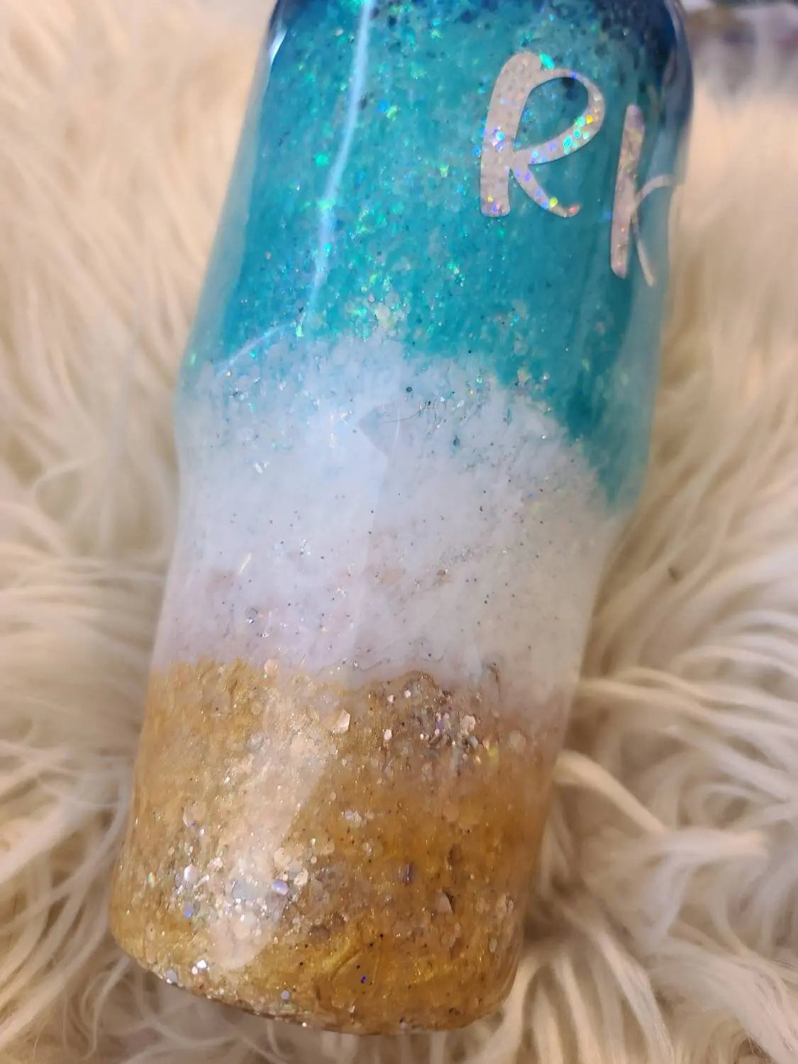 Salty AF  |  Personalized Beach Tumbler Woodsy What Knots