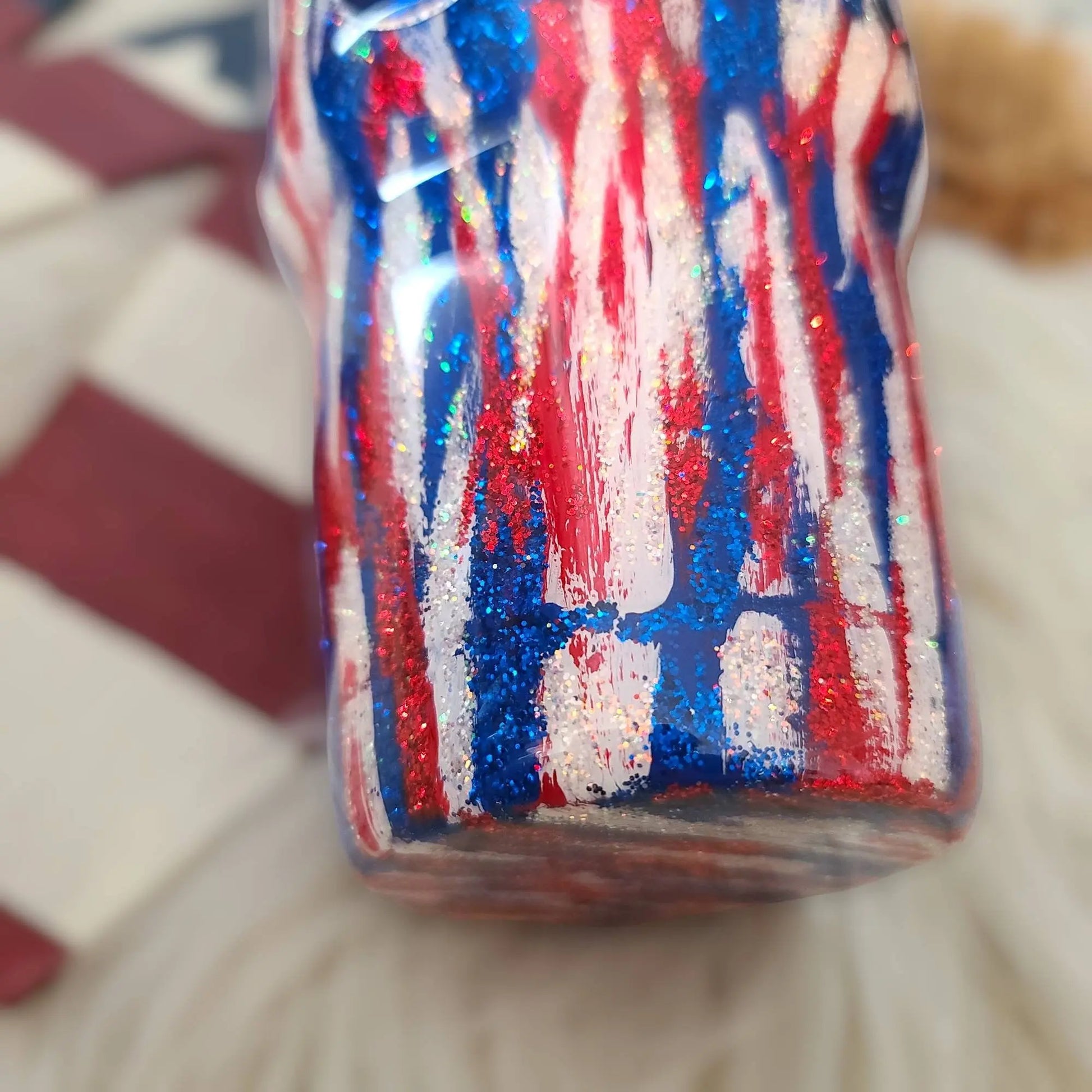 Star Spangled Cutie | Personalized Tumbler Woodsy What Knots