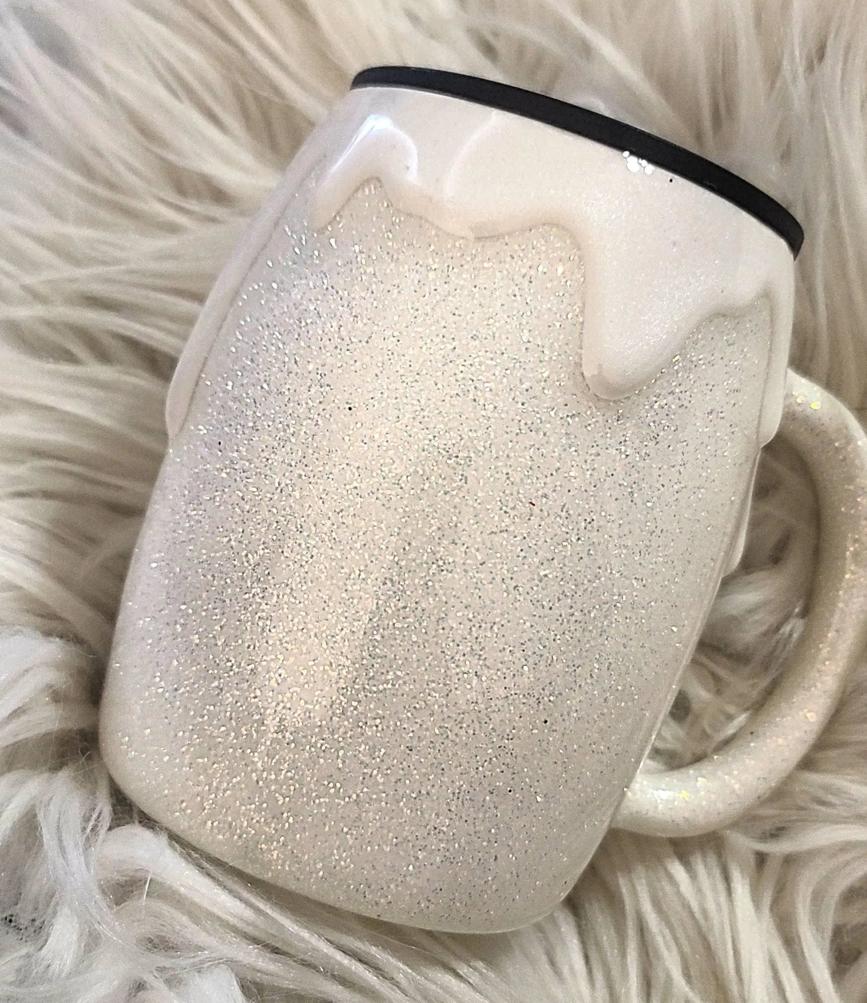 Stressed Blessed and Coffee Obsessed | Personalized Glittered Mug Woodsy What Knots