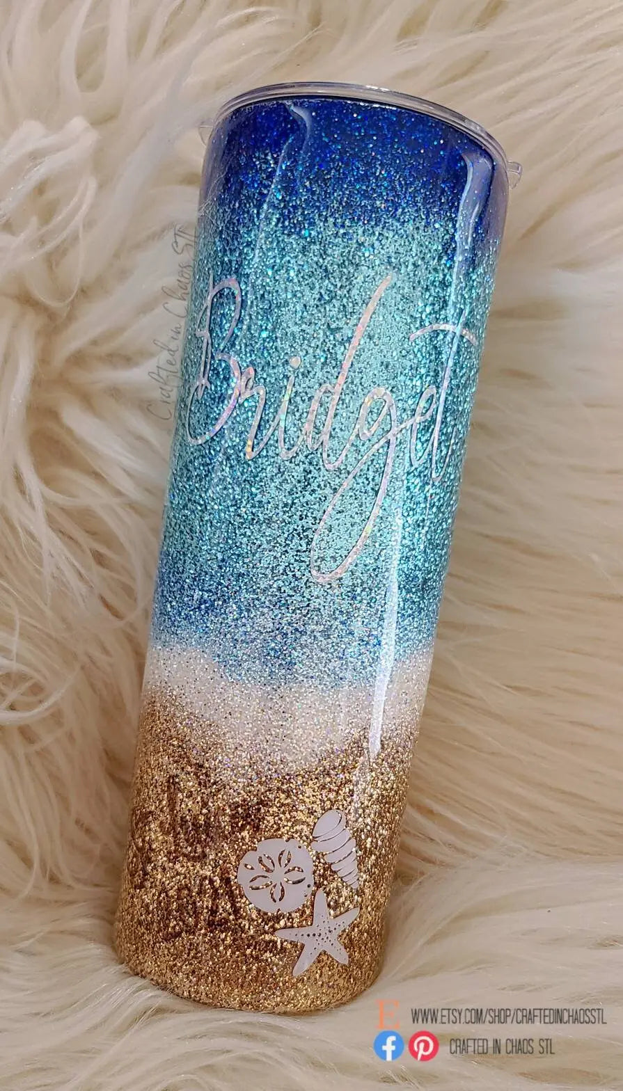 Tanned and Tipsy | Personalized Beach Tumbler Woodsy What Knots