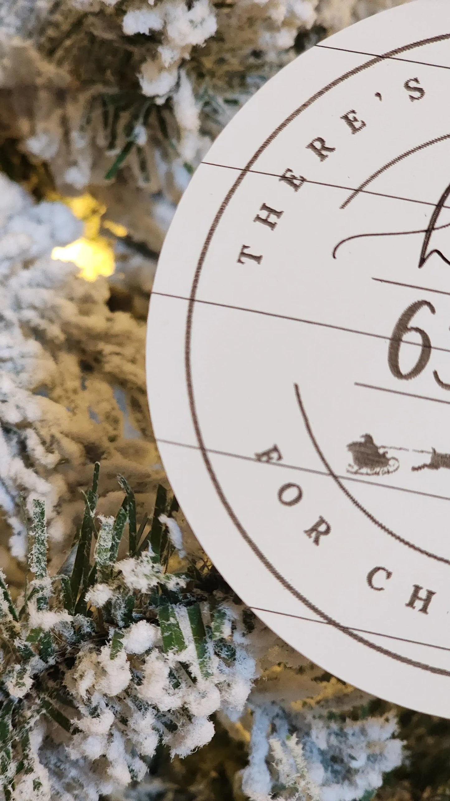 There's No Place Like Home Zip Code | Custom Ornament Woodsy What Knots