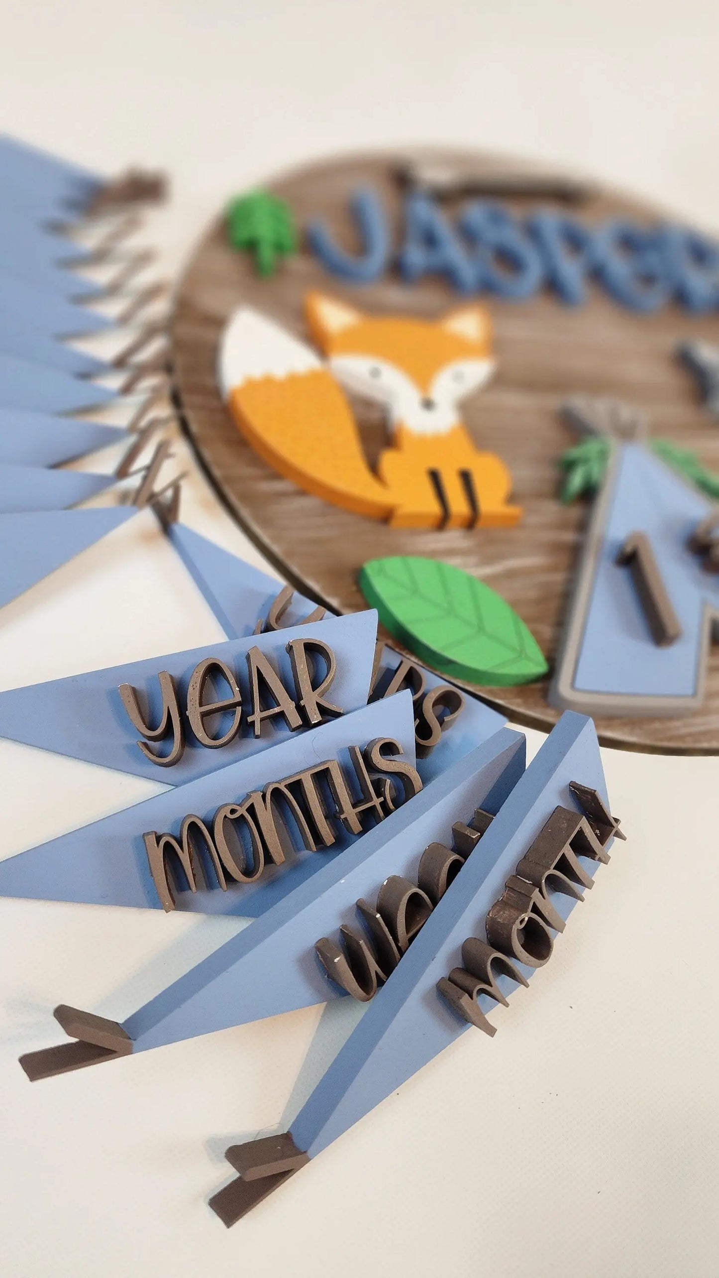 Woodsy Adventure Newborn Milestone Sign Woodsy What Knots