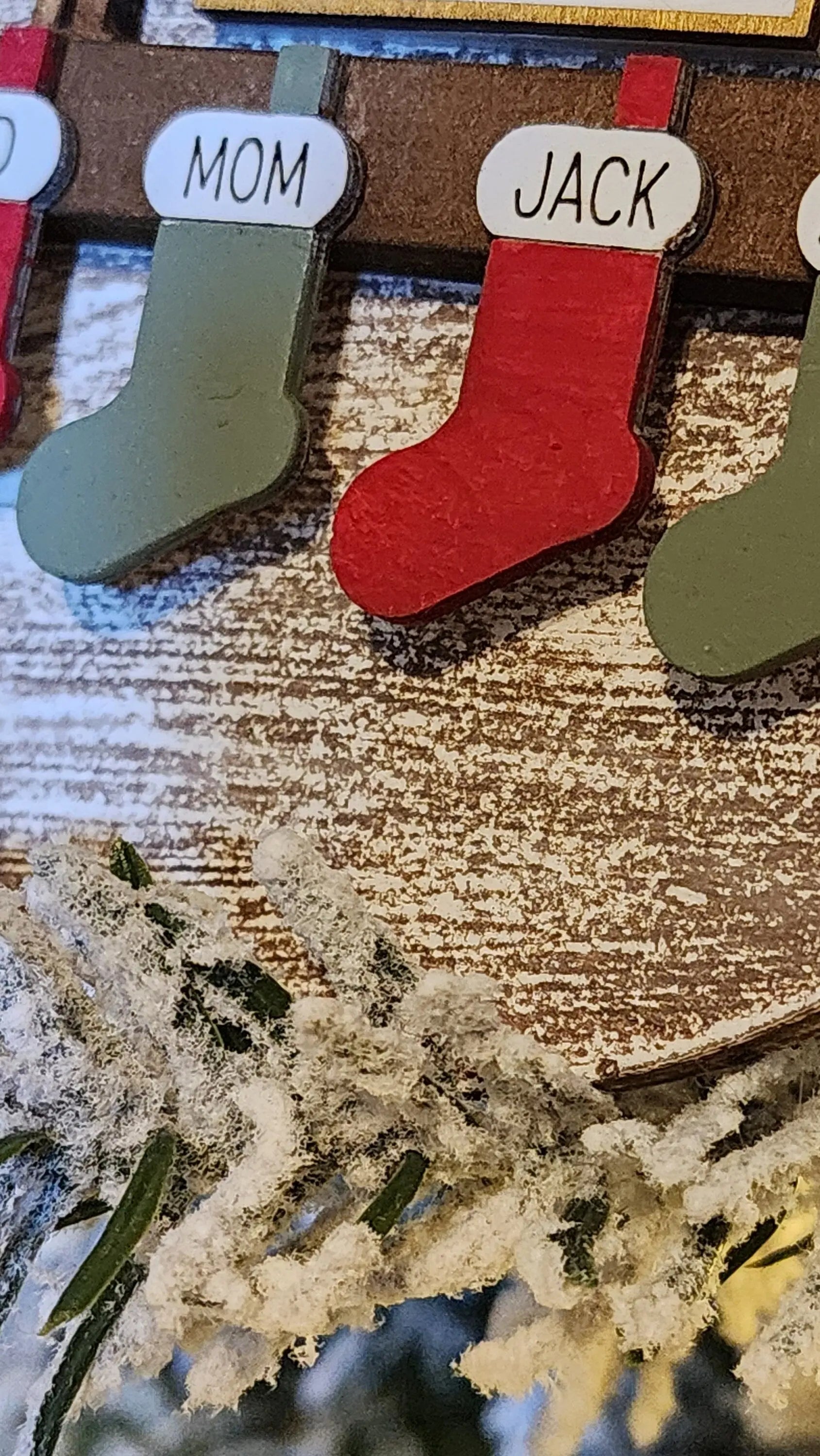 Family Stocking | Personalized Ornament Woodsy What Knots