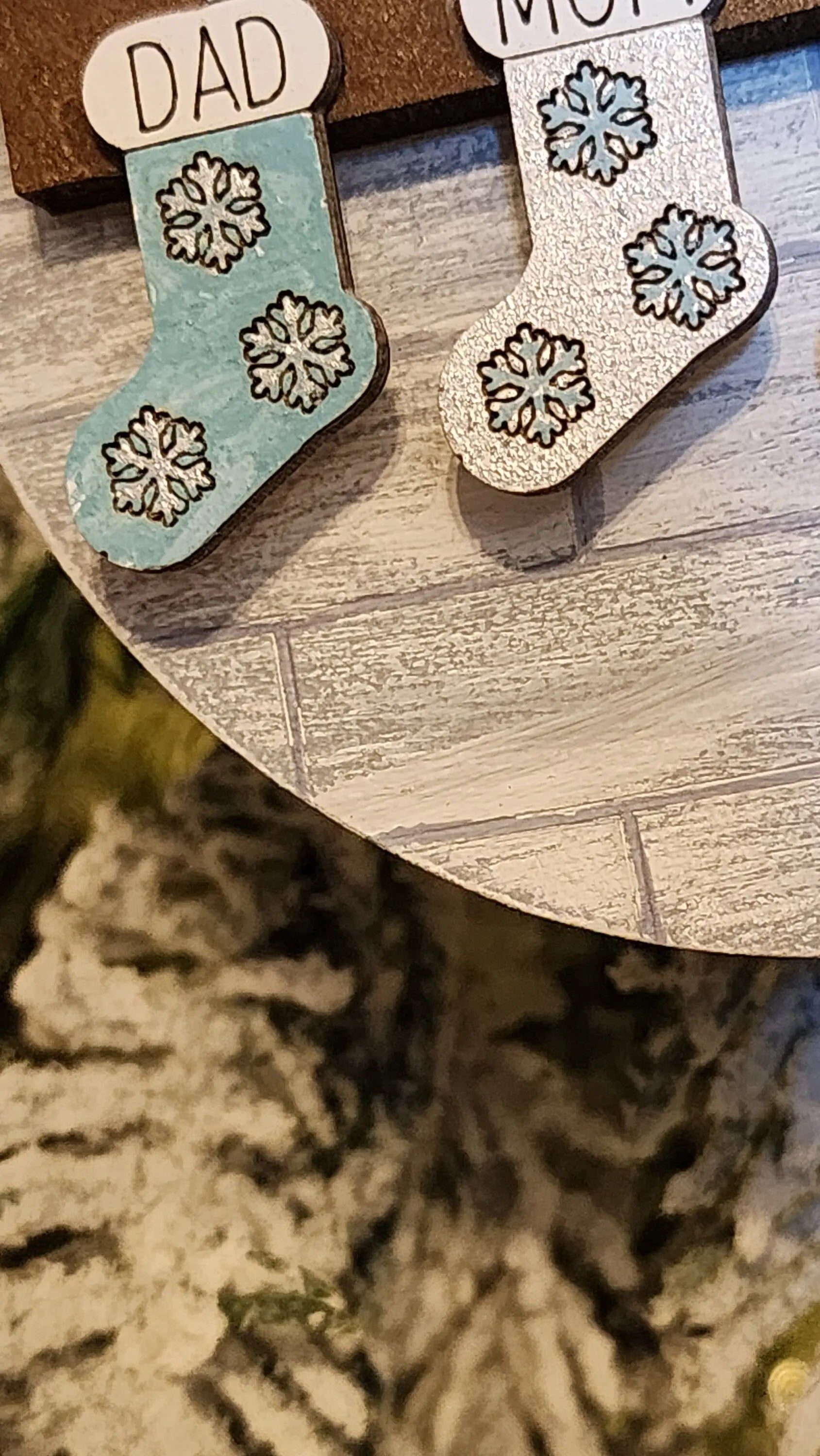 Family Stocking | Personalized Ornament Woodsy What Knots