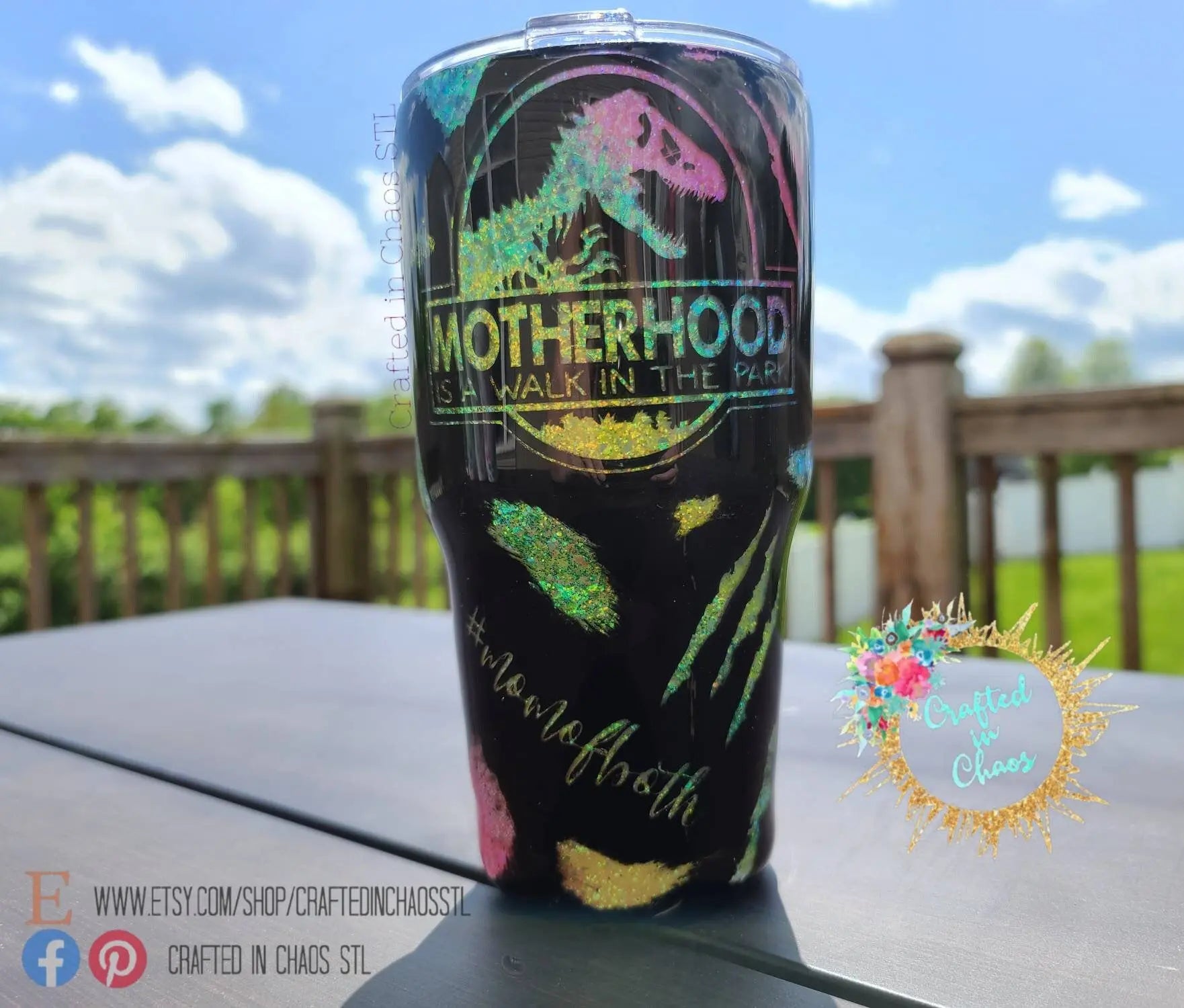 Motherhood Is A Walk In The Park | Personalized Mother's Day Gift Woodsy What Knots
