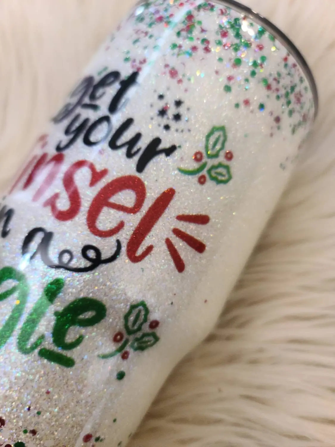 Tinsel In A Tangle | Christmas Tumbler Woodsy What Knots