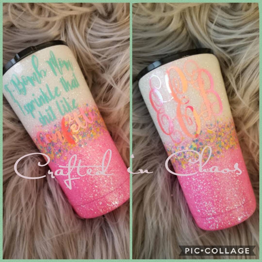 F-Bomb Mom | Custom Glitter Tumbler