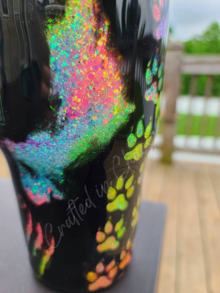 Tiger King Glittered Tumbler - Joe Exotic Tumbler - Bright Neon Colors - Father's Day - Birthday Gift -Stainless Steel Tumbler