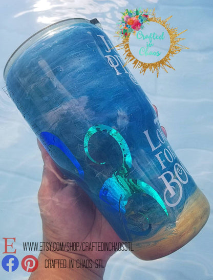 Pirate Themed Beach Tumbler