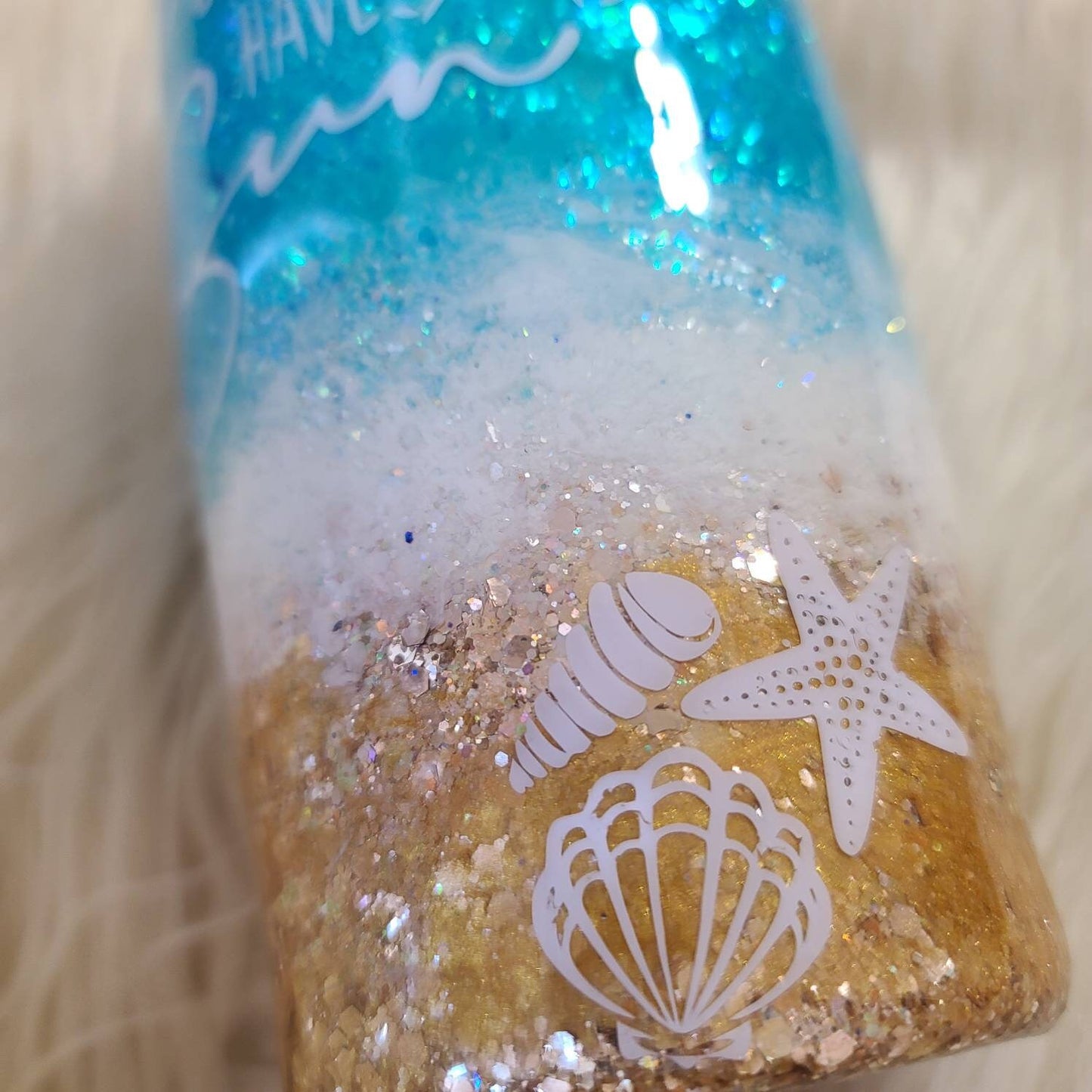 Girls Just Wanna Have Sun | Personalized Glitter Tumbler