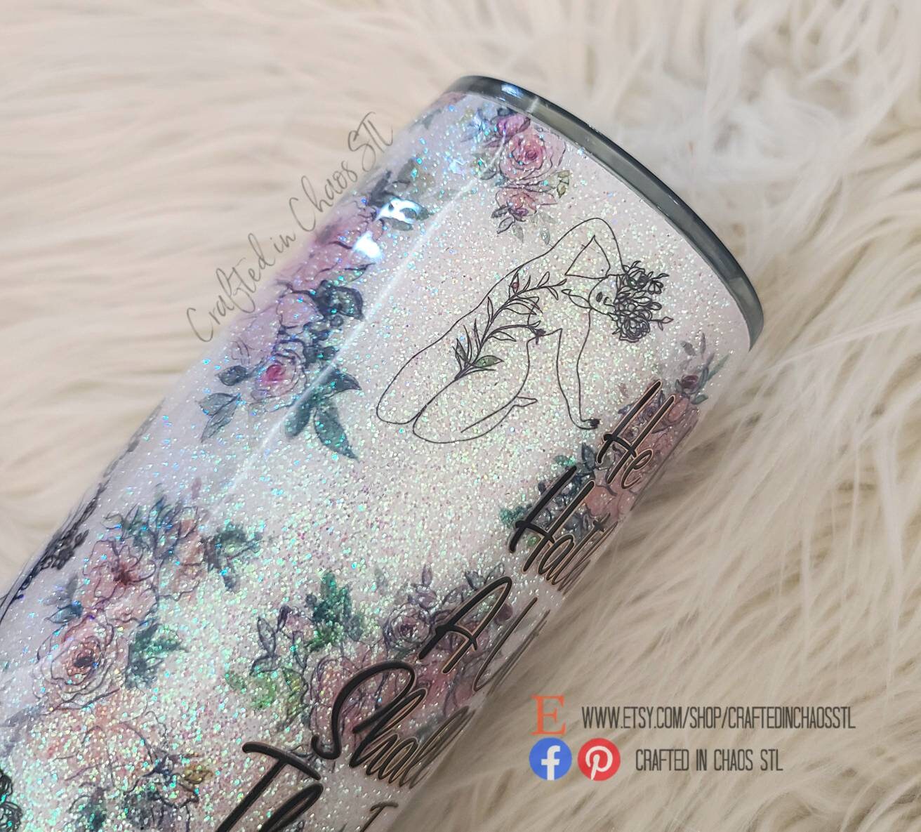 My Body, My Choice | Women's Rights Glittered Tumbler