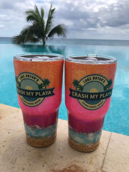 Crash My Playa | Personalized Beach Tumbler