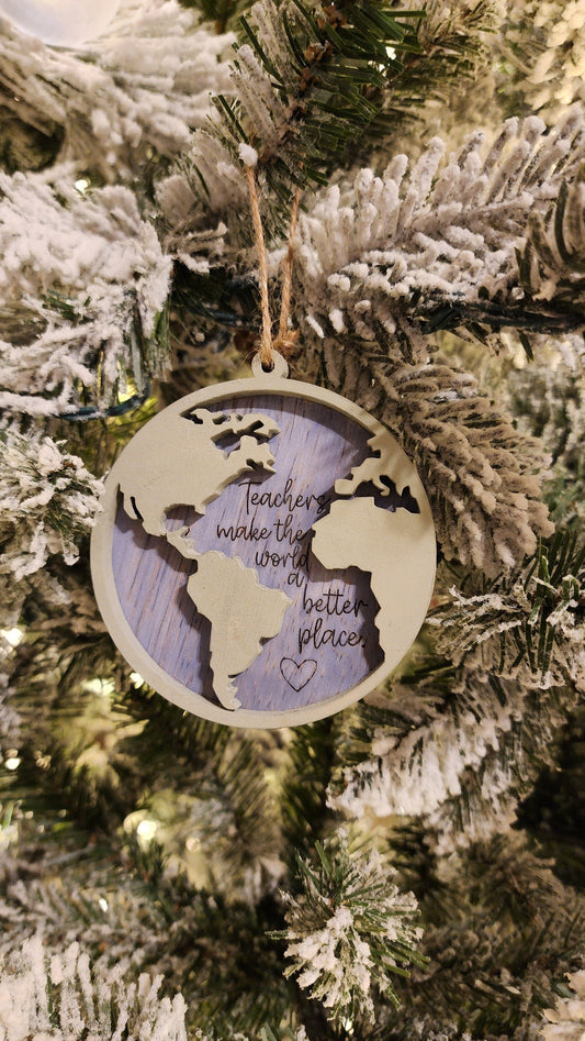 Teacher Appreciation Christmas Ornament