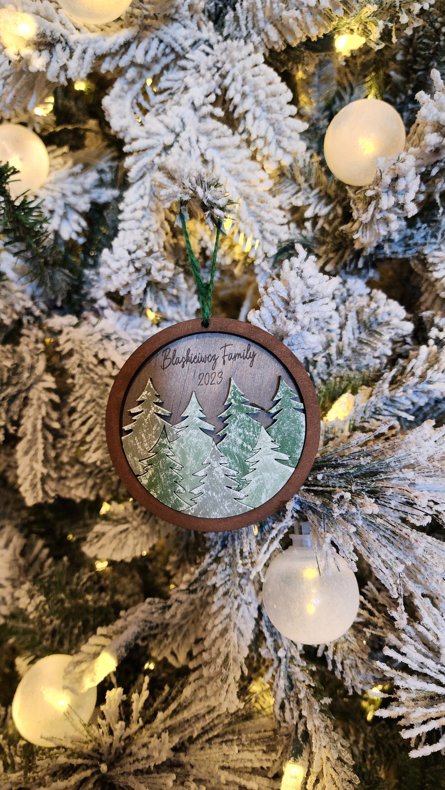 Alpine | Personalized Family Ornament.