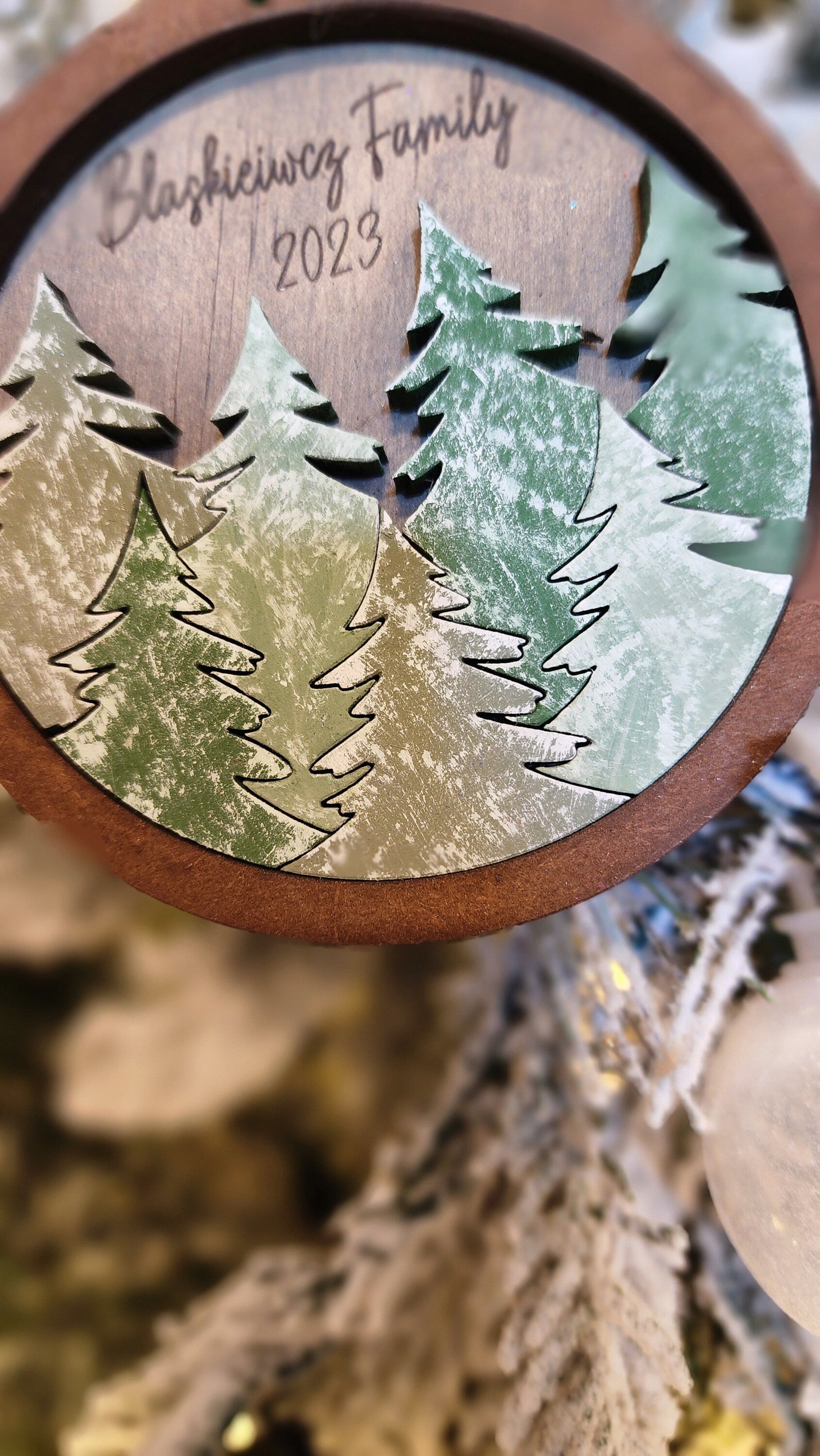 Alpine | Personalized Family Ornament.