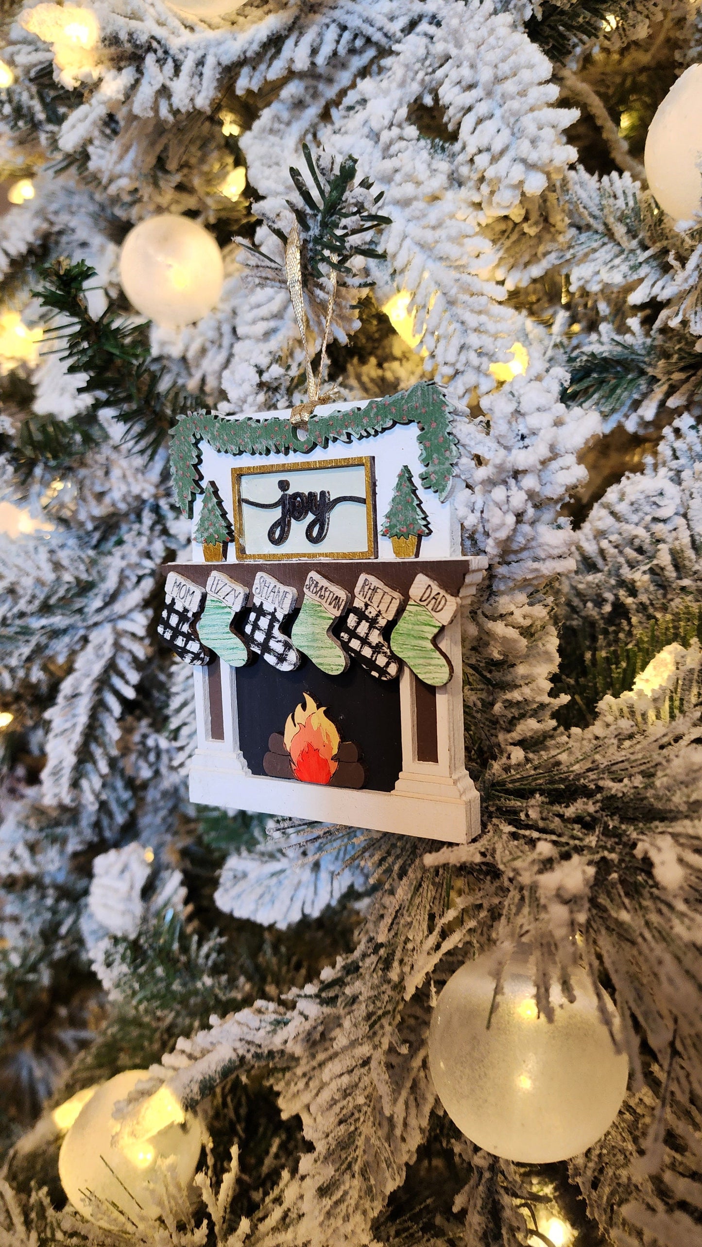 Personalized Family  Ornament.