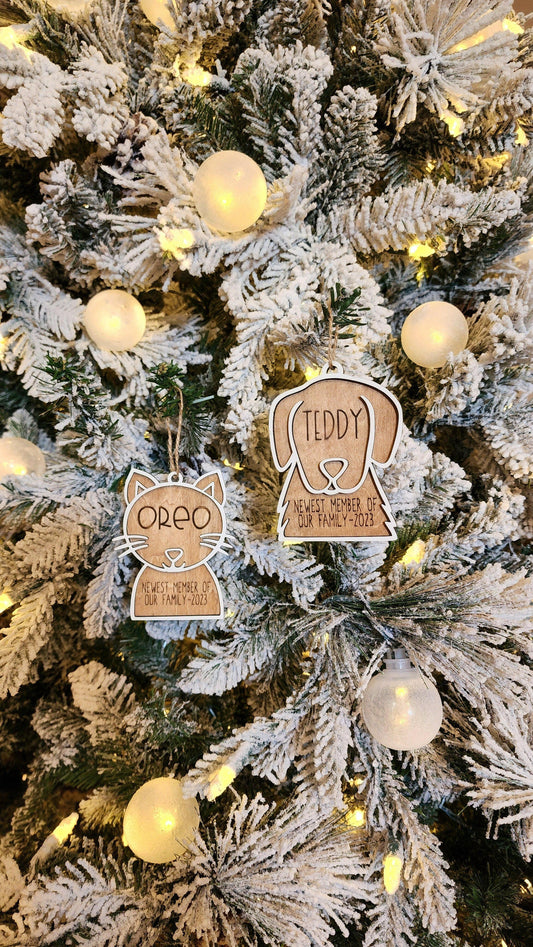 Custom Pet Name Ornament