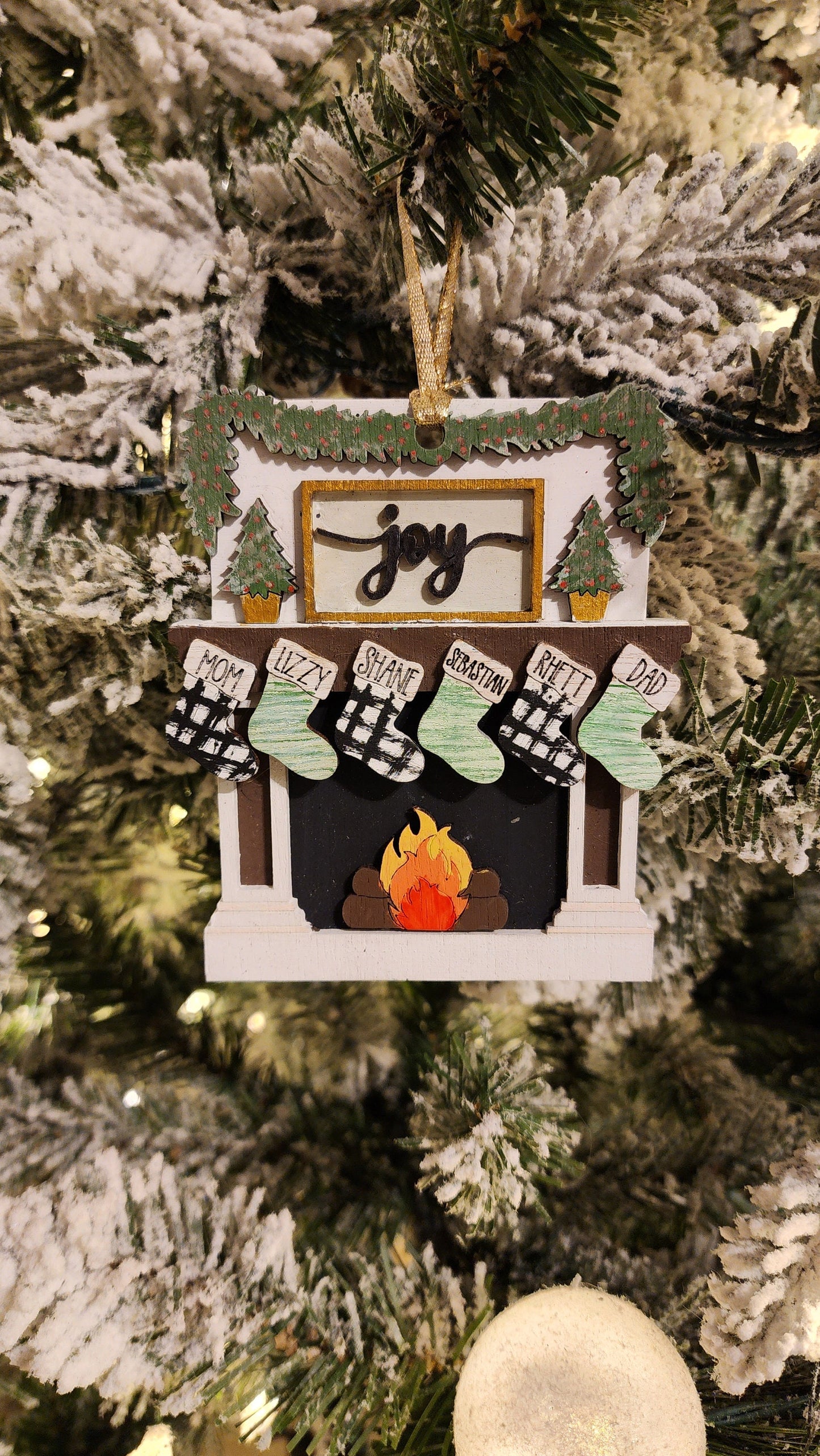 Personalized Family  Ornament.