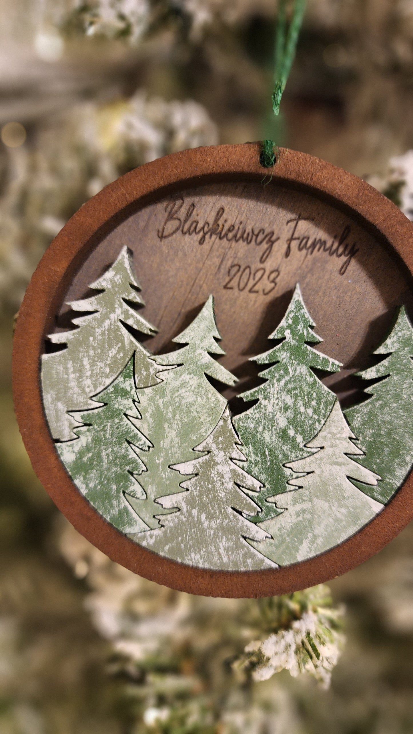 Alpine | Personalized Family Ornament.