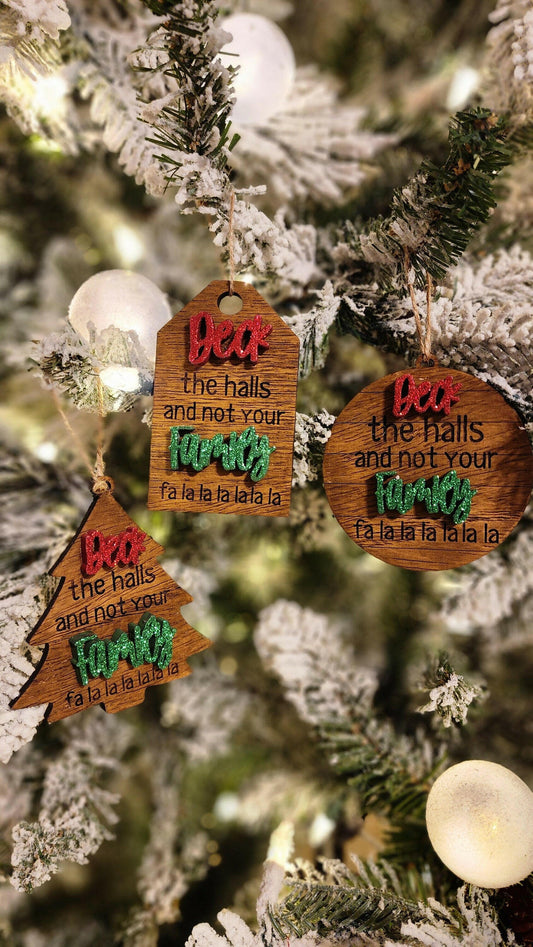 Deck the Halls Christmas Tree Ornament