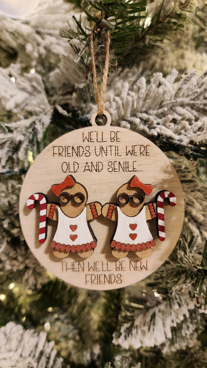 Best Friends Christmas Tree Ornament