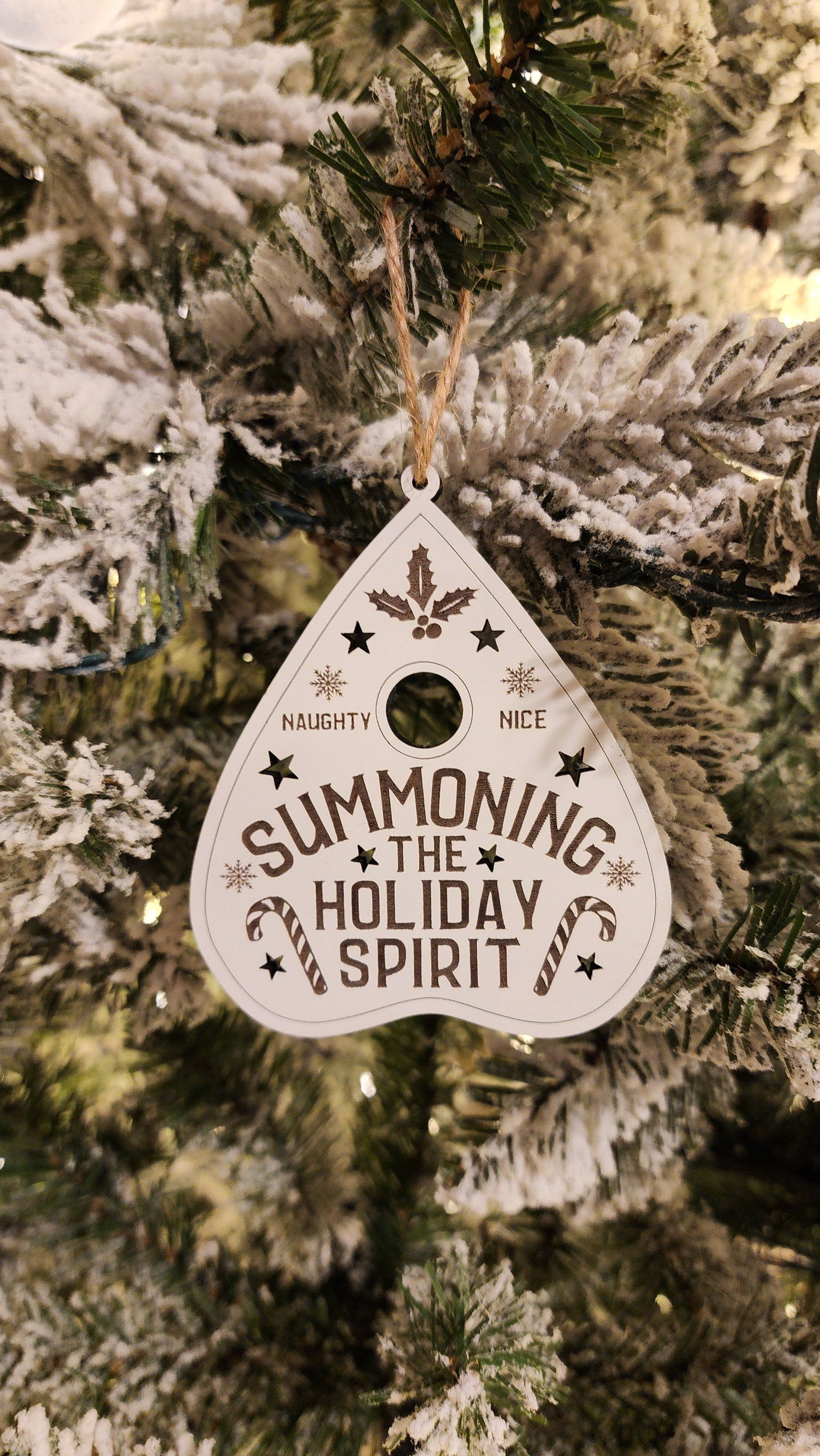 Summoning The Holiday Spirit Christmas Ornament