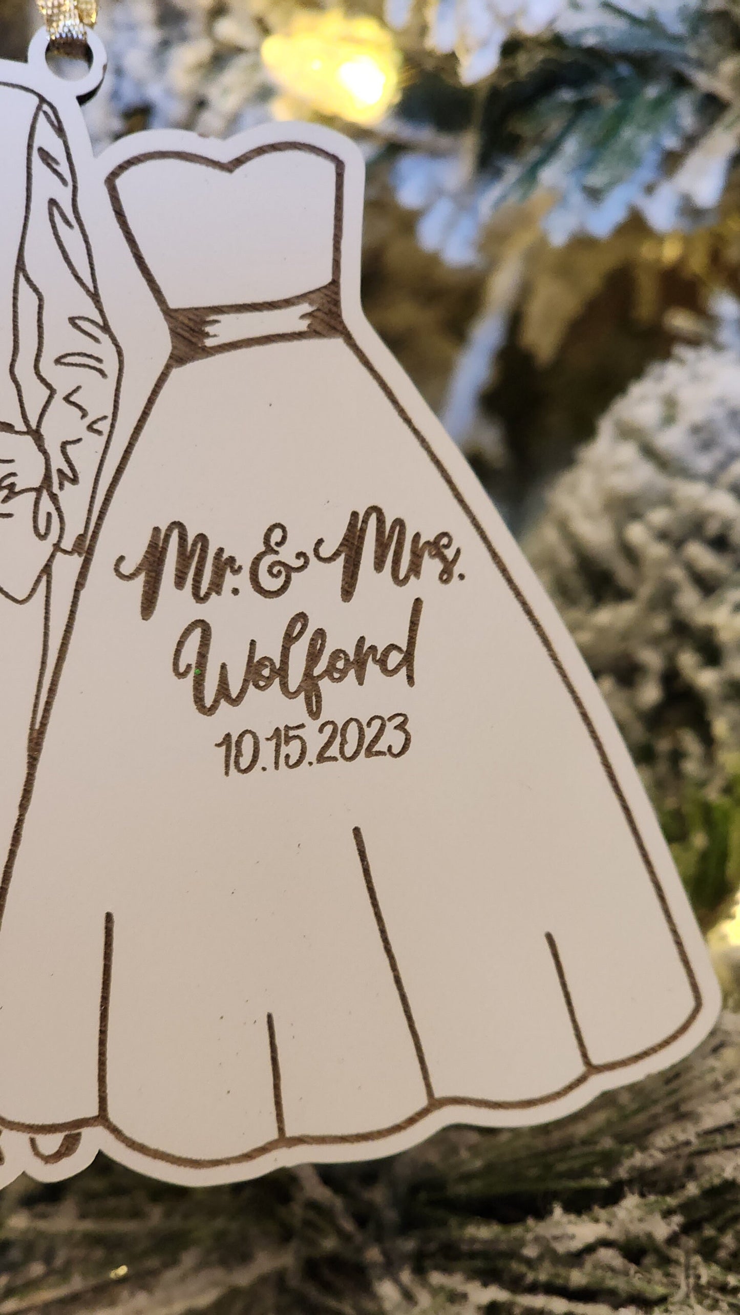 Just Married | Personalized Ornament