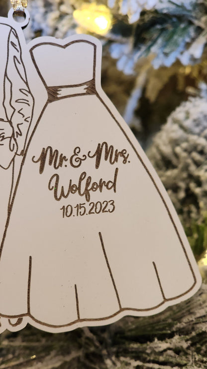 Just Married | Personalized Ornament