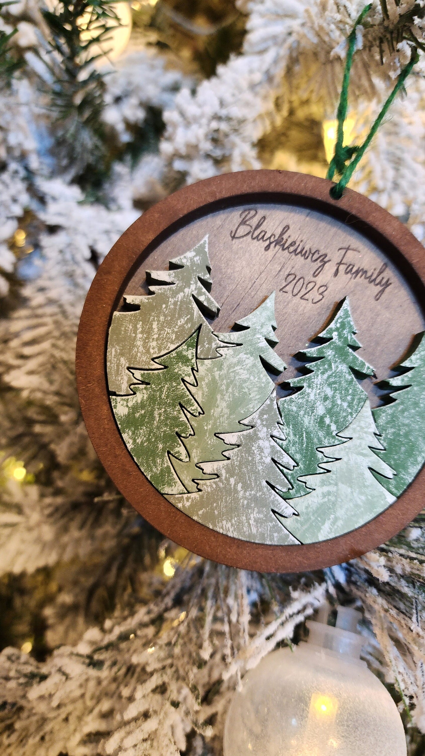 Alpine | Personalized Family Ornament.