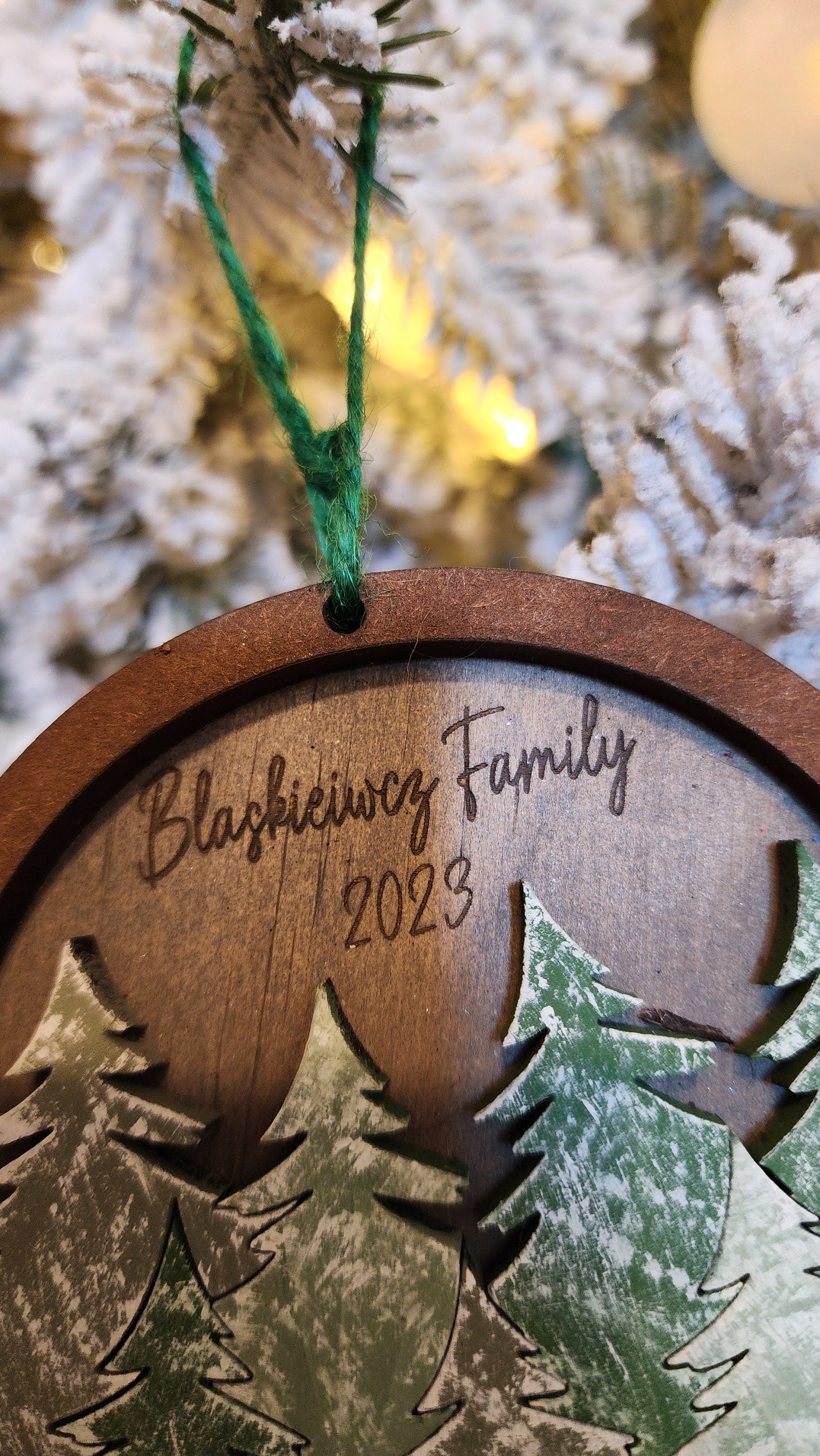 Alpine | Personalized Family Ornament.