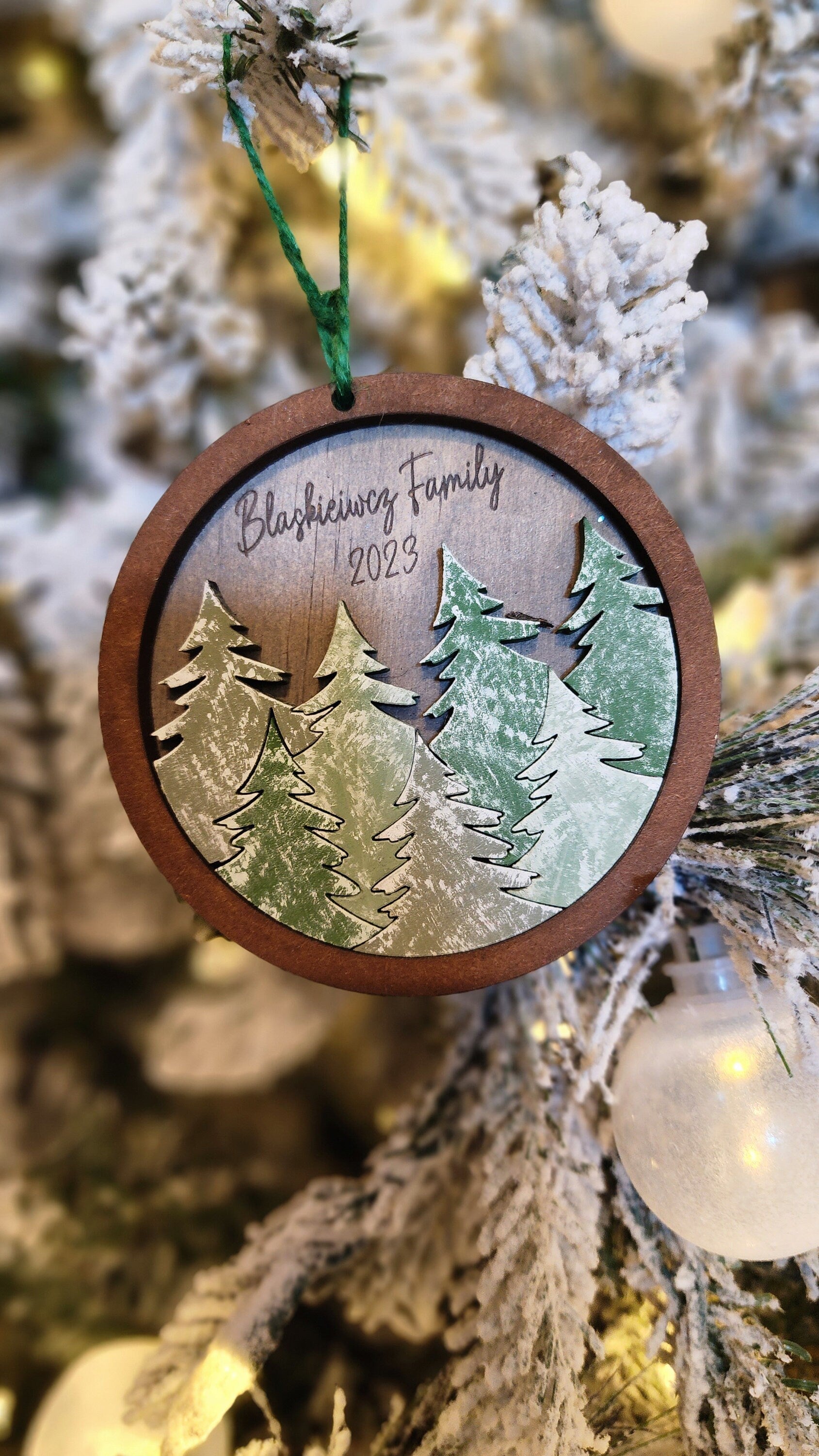 Alpine | Personalized Family Ornament.