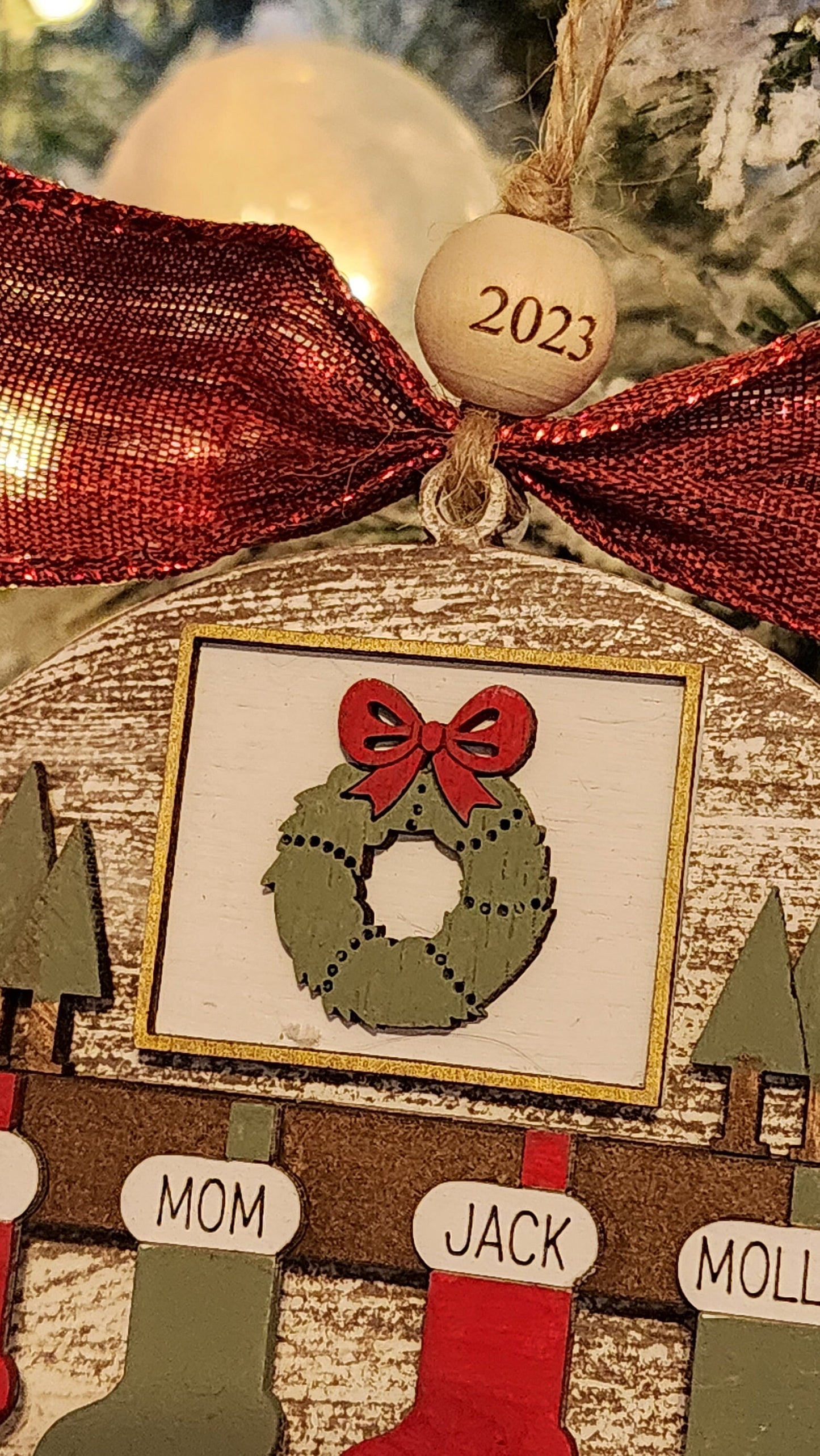 Family Stocking | Personalized Ornament