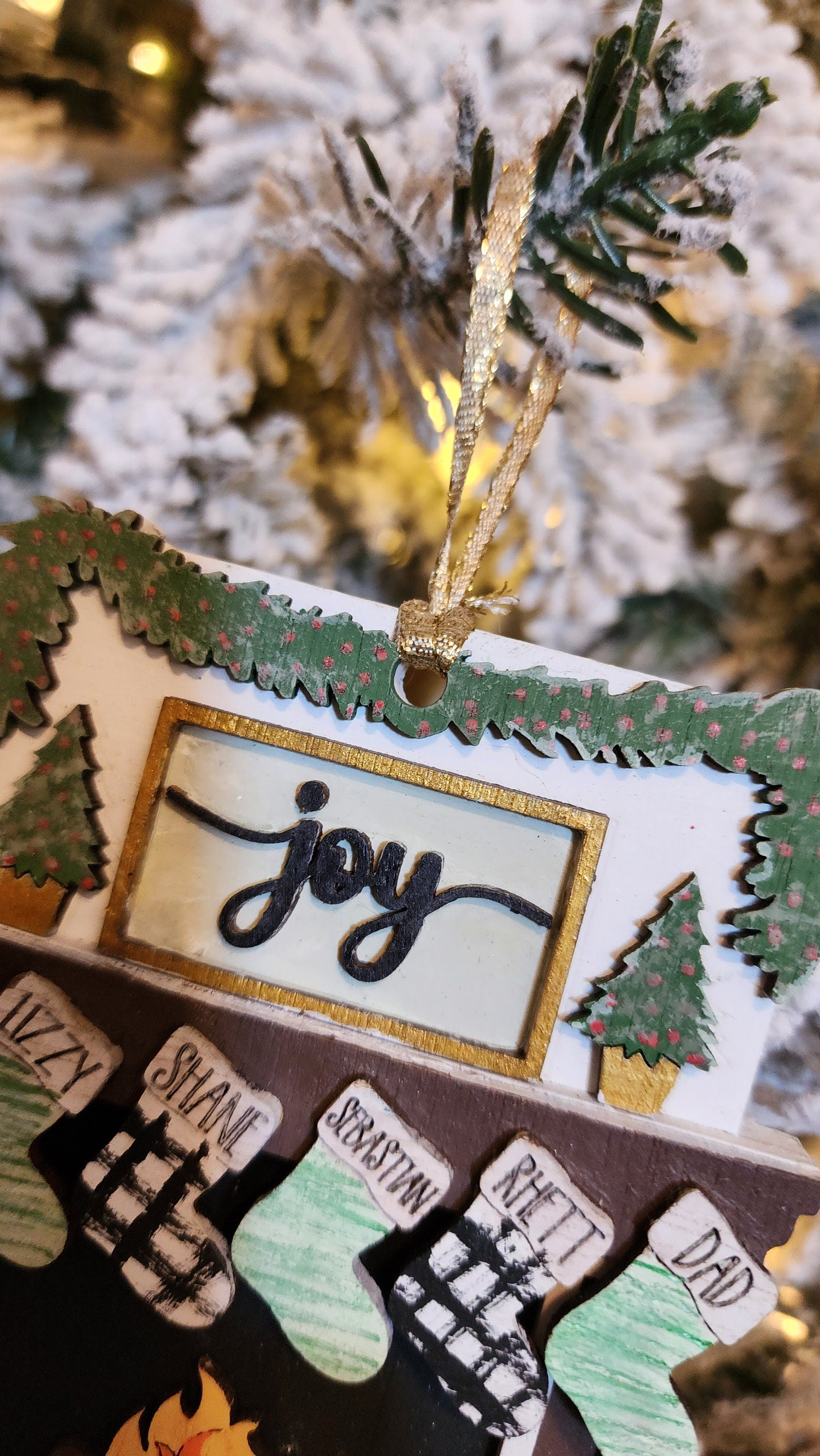 Personalized Family  Ornament.