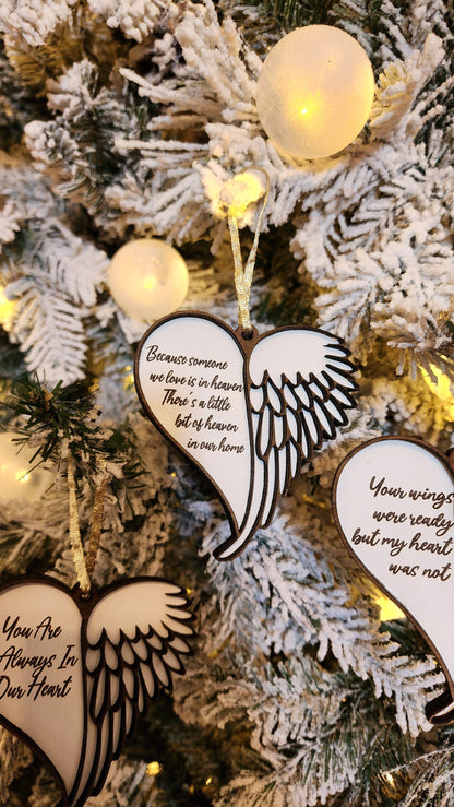 Angel Wing Ornament.