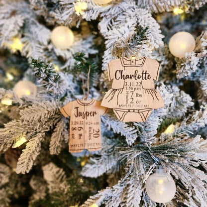 Personalized Baby's First Christmas Ornament