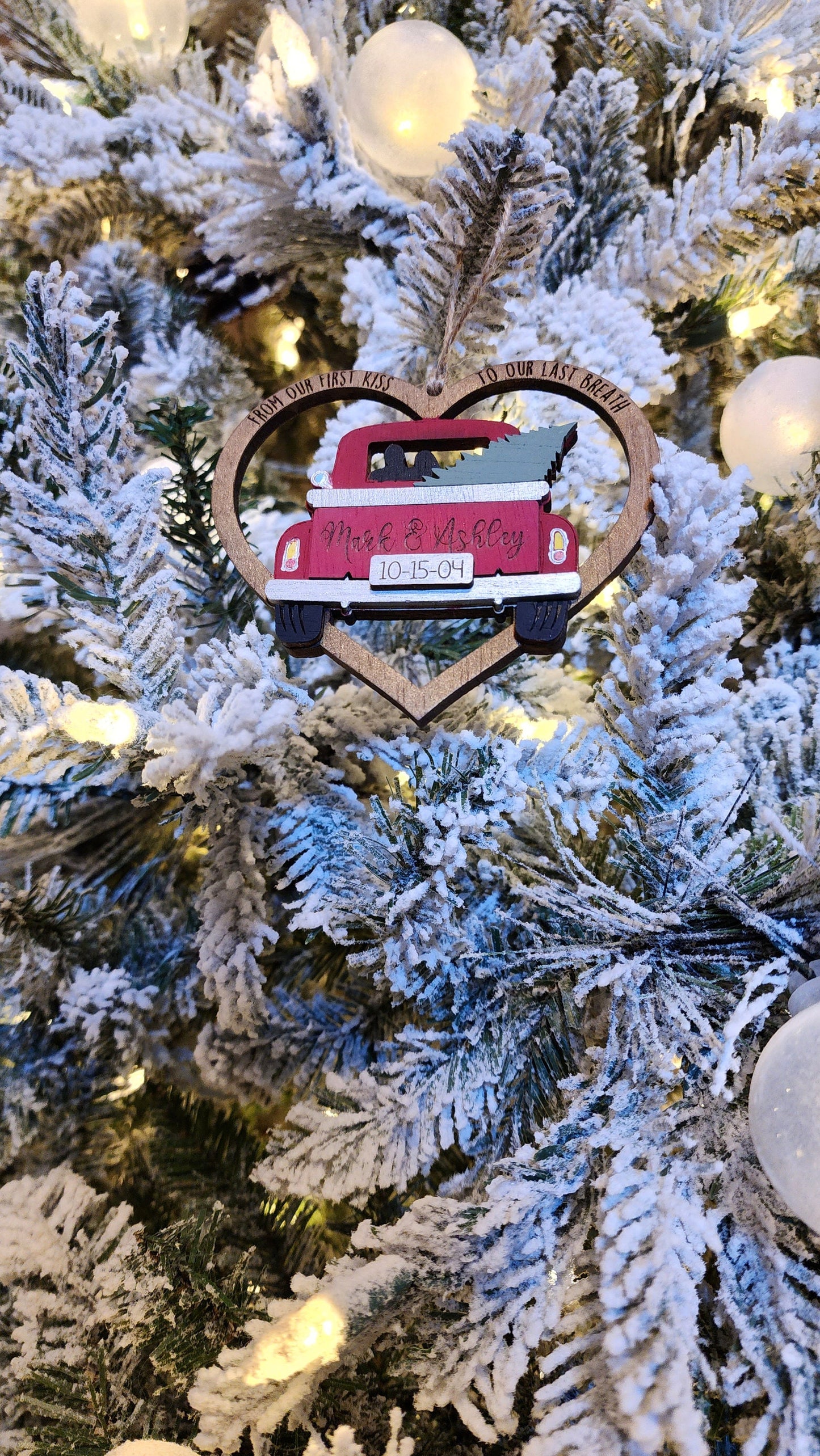 Just Married | Personalized Ornament