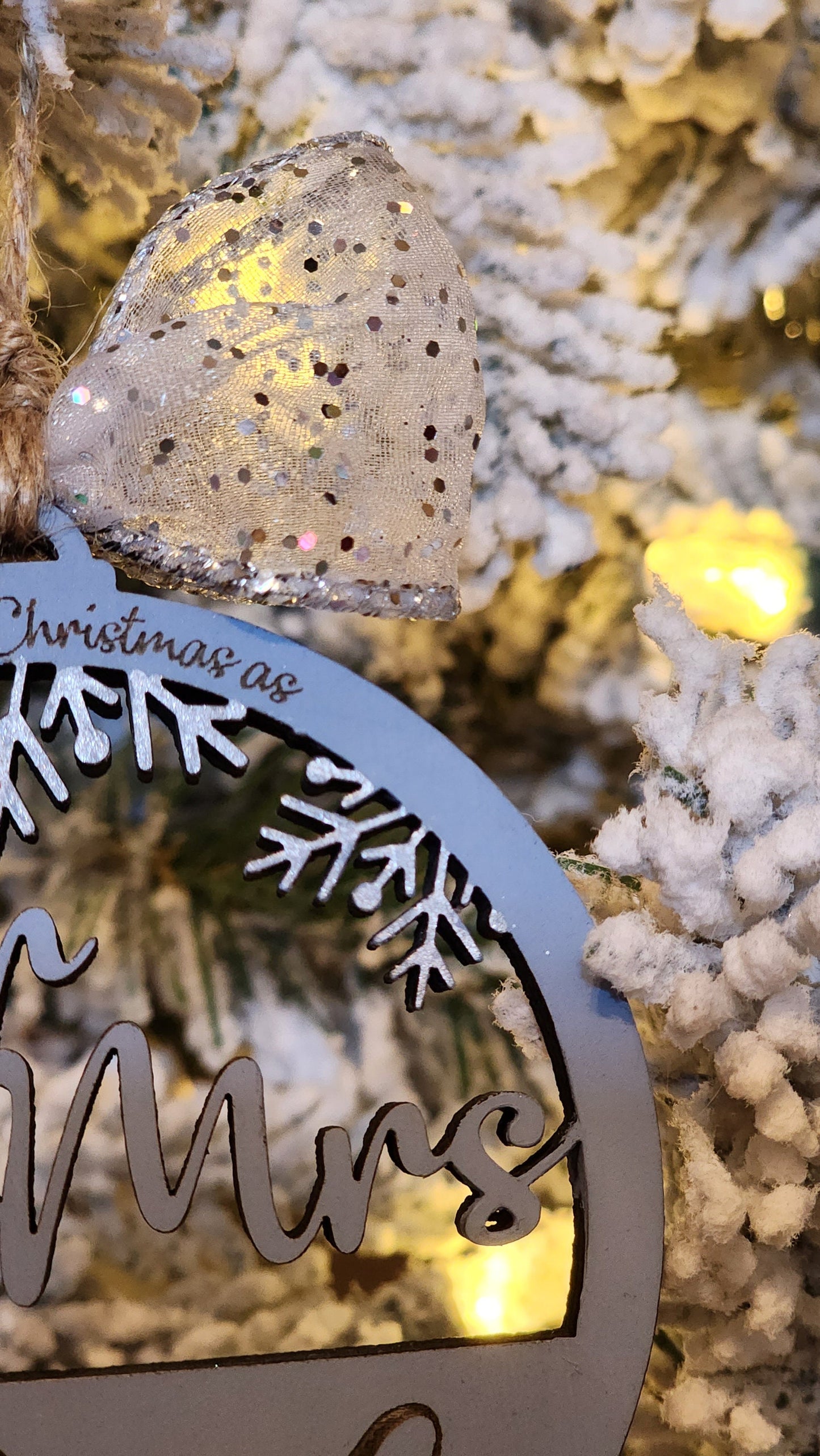 1st Christmas Mr. and Mrs. | Keepsake Personalized Ornament.